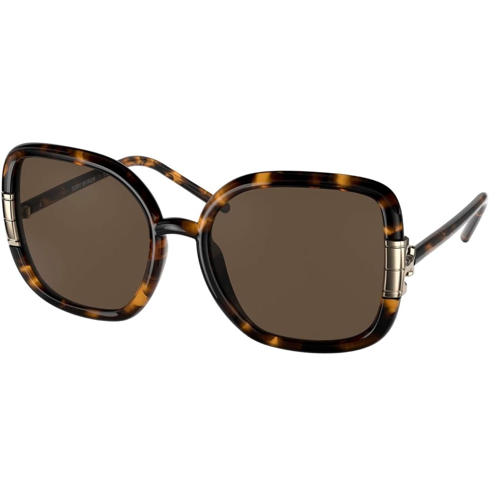 NWT Tory Burch Tortoise Shell Square Sunglasses